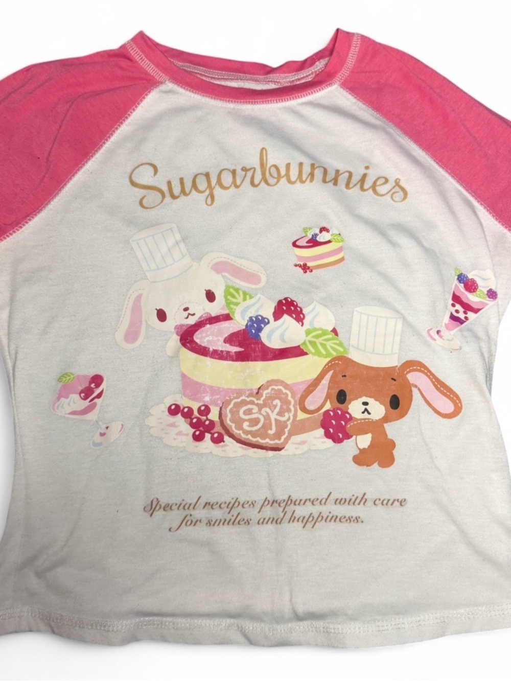 Rare Sugar bunnies Sanrio Kawaii Baby Tee
